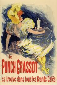 Le punch Grassot Plaque mtallique