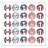 French praise metallic variety sticker