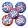 Sparkling praise words sticker