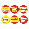 Spanish colours stickers