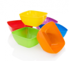 Pkt.6 Sorting Bowls Square - Asst Colours