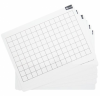 Pkt.10 228x305mm Dry Wipe Boards - 2cm Grid
