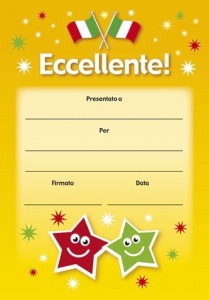 Eccellente reward certificate