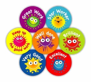 Coloured Blobs Sticker
