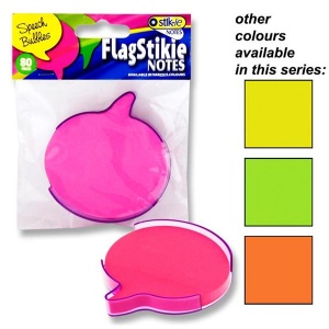 Speech bubble sticky notes