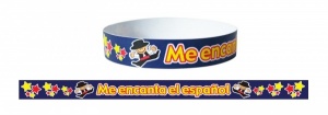 Me encanta el espaol wristband