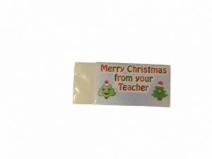 Merry Christmas from your teacher eraser