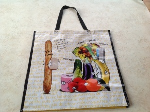 French shopping bag ''Liste des courses''