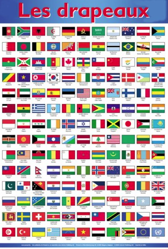 Learn Foreign Language Skills Les drapeaux du monde