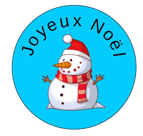 Learn Foreign Language Skills Joyeux Noel Sticker
