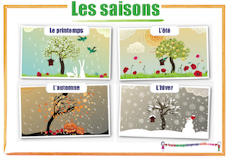 Learn Foreign Language Skills French Seasons Les saisons