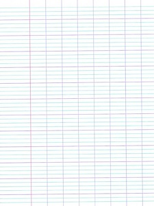 Clairefontaine A4 cahier blue lined with margin 96 pages 90g