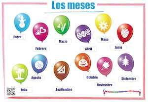 Spanish Months Los meses