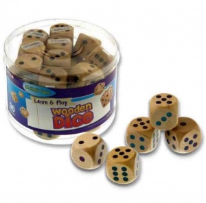 clever Kidz Wooden Dice