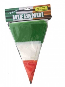 Irish flag bunting