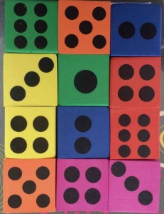 Set of 12 dice