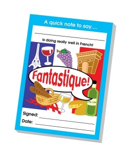 Fantastique reward notepad
