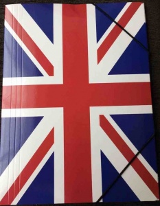 United kingdom flag folder