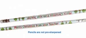 Merry Christmas from your teacher pencil