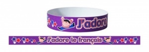 J'adore le Franais wristband