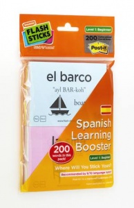 Flash Sticks Spanish Beginners level