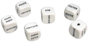 Set of 6 German Negatives Dice