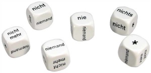 Set of 6 German Negatives Dice