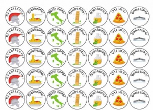 Italian praise words sticker