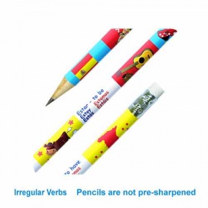 Spanish verbs pencil