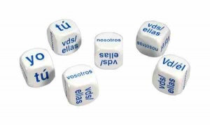 Set of 6 Spanish Pronoun Dice