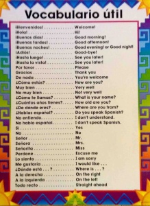 Vocabulario til poster