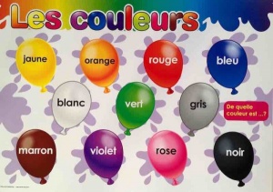 Les Couleurs Poster