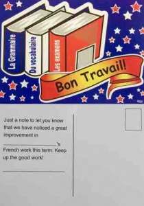 Bon Travail postcard