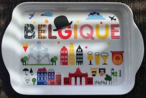 Belgique plastic tray